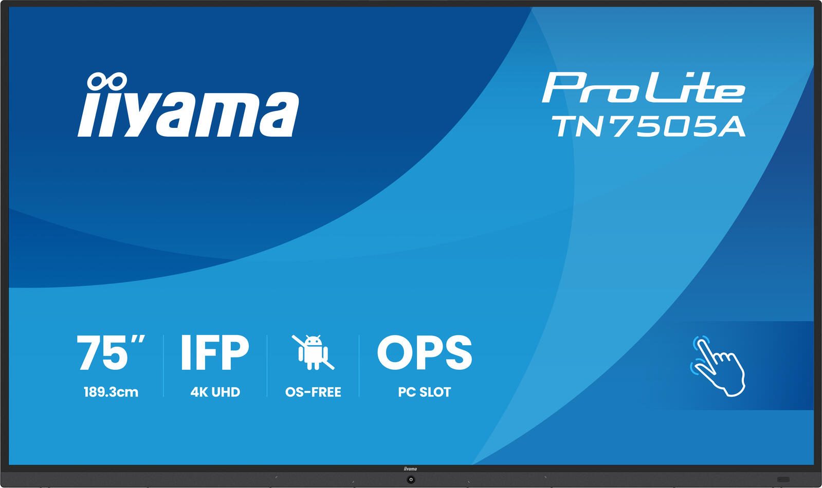 iiyama ProLite TN7505A-B1AG Touch Display 189,3 cm (74,5")
