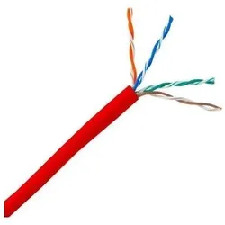 Planet UTP kabel PlanetElite, Cat5E, licna(lanko), PVC, červená, 305m (UTP, CAT5e, 0.35 m), Netzwerkkabel