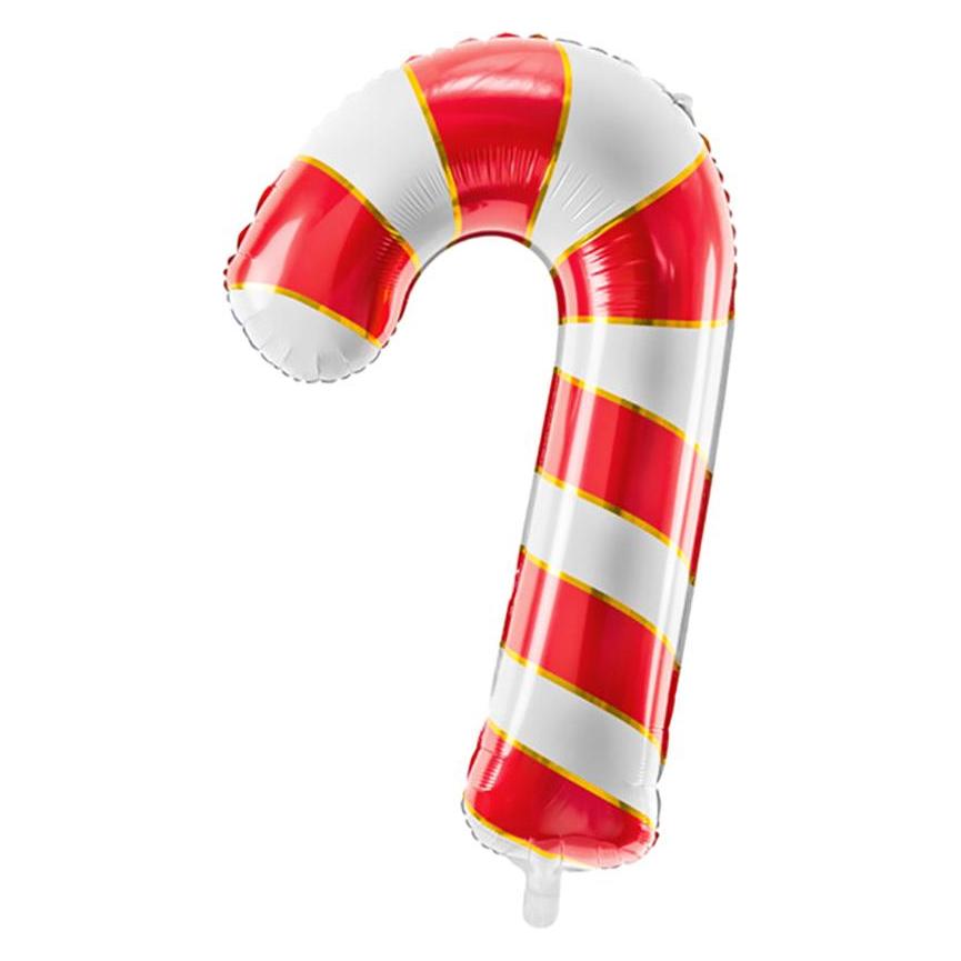 Partydeco Alu-Ballon - Zuckerstangen (82cm) (1x) (FB53-007)