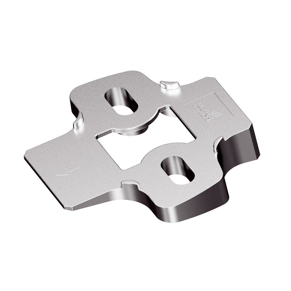 Hettich Möbel-Winkeladapter, für Kreuzmontageplatten, Winkel 15° Sensys 9072535
