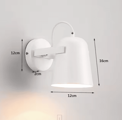 Inspire Curations Nordic Macaron Adjustable LED Wall Lamp white warm White (2700 3500k)