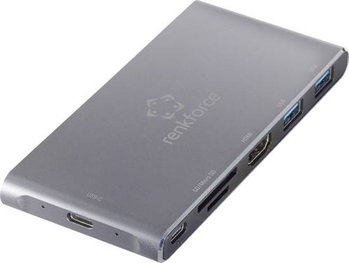 Renkforce RF-4599772 USB-C Dockingstation Passend für Marke Dockingstations: Universal M.2 SSD Steckplatz, integrierter