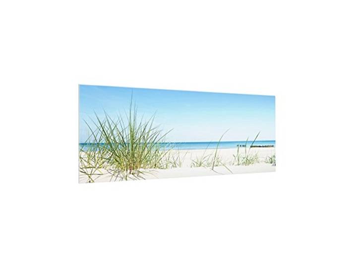 Bilderwelten Spritzschutz Glas - Ostseeküste - Panorama Quer, HxB: 50cm x 125cm