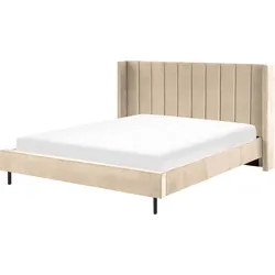 BETT mit Lattenrost 180x200 cm Beige Villette