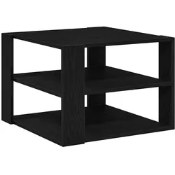 vidaXL Couchtisch Schwarze Eiche 58 x 58 x 40 cm Holzwerkstoff