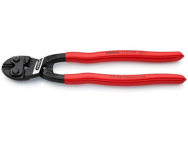 Bolzenschneider KNIPEX CoBolt XL mit geraden Schneiden, 250 mm , rot, Schneidewerkzeuge, Bolzenschneider