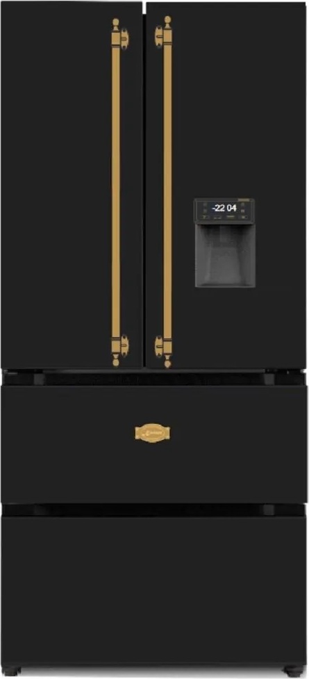 Kaiser KS 80425 Em Retro Kühlschrank, Side-by-Side Kühl Gefrier Kombi, No Frost 506 L