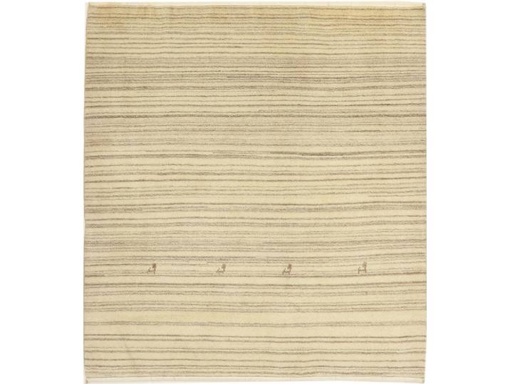 Perser Gabbeh Loribaft Teppich 134x146 Handgeknüpft Modern Orientteppich Perserteppich Wolle