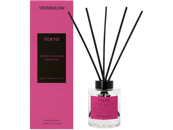 Stoneglow Raumduft Explorer transparent/schwarz Explorer Tokyo 150 ml - Material: Glas