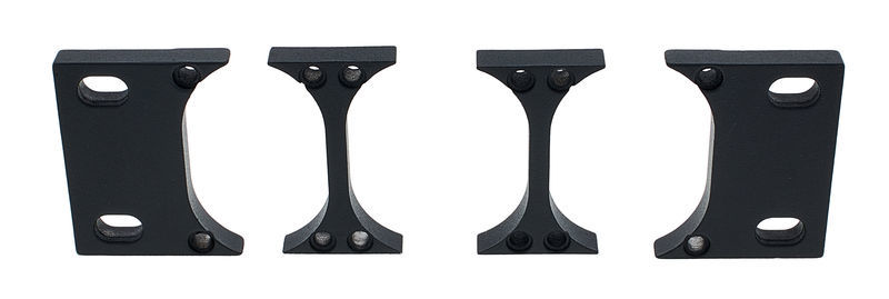 MOTU Rack Mounting Kit 1HE nero