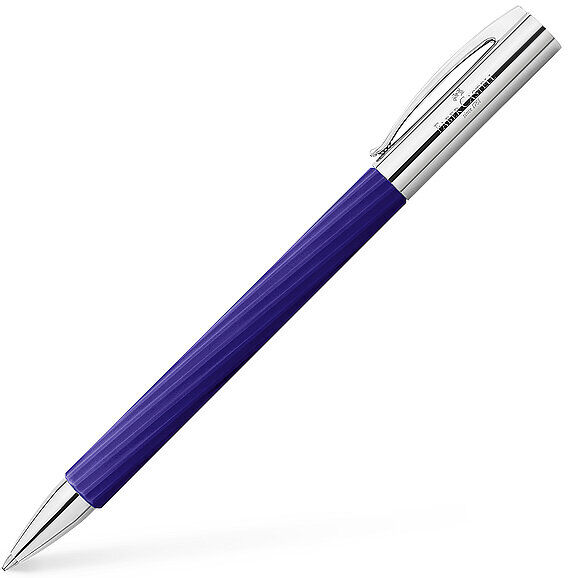 FABER-CASTELL Drehkugelschreiber Ambition Italic  Midnight Mauve lila EG