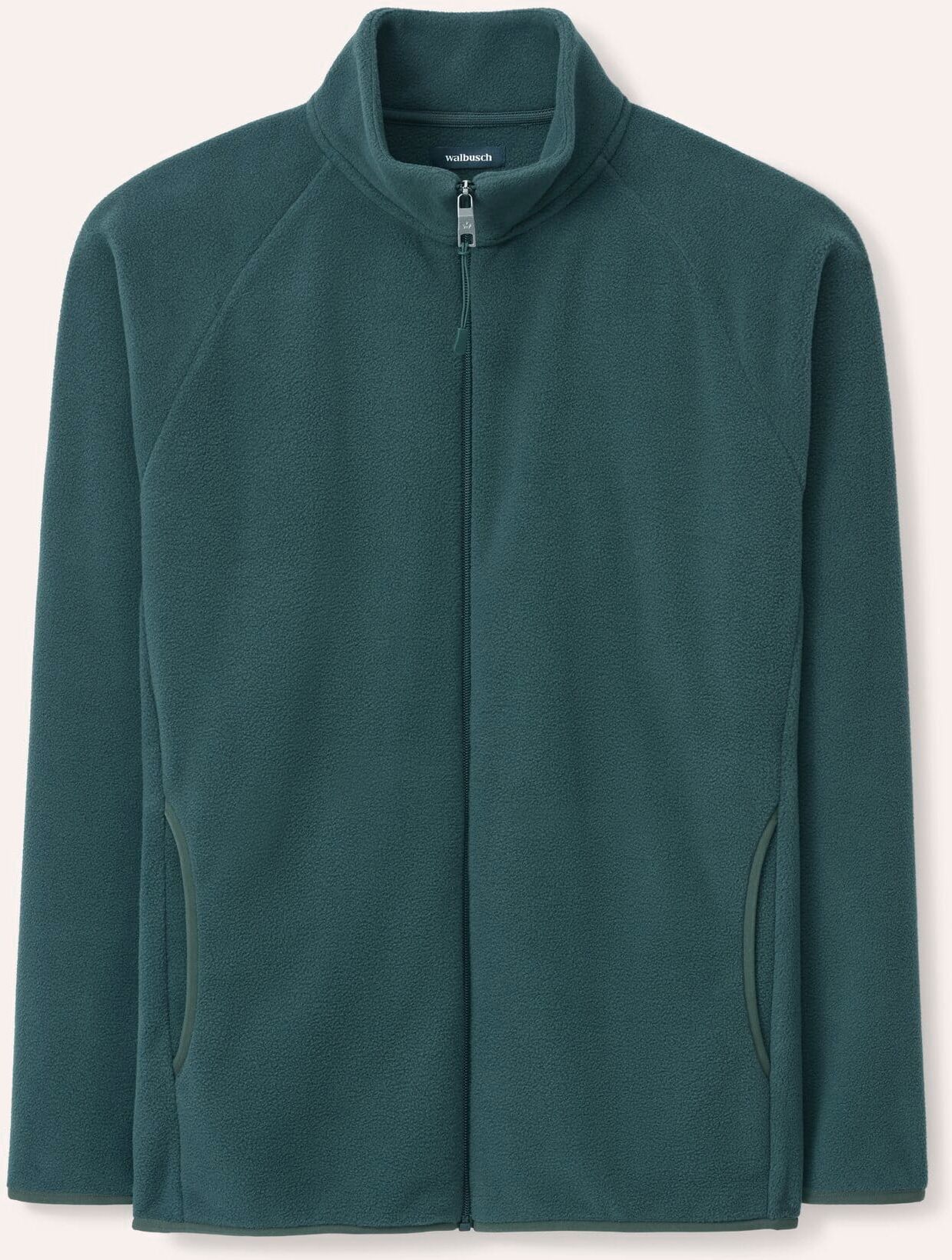 Walbusch Zippjacke aus Polarfleece, noch offen: Größenlauf, Farbe Blau, 50, wärmendes Microfleece besonders leicht Herren