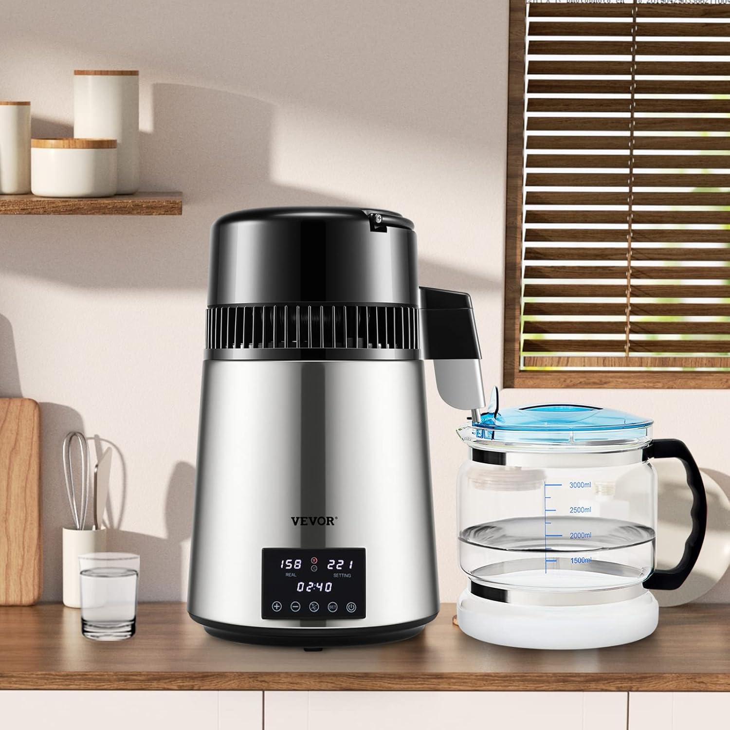 Famanu Wasserdestillierer 4L - Effektive Wasserreinigung mit 1,1 Liter pro Stunde