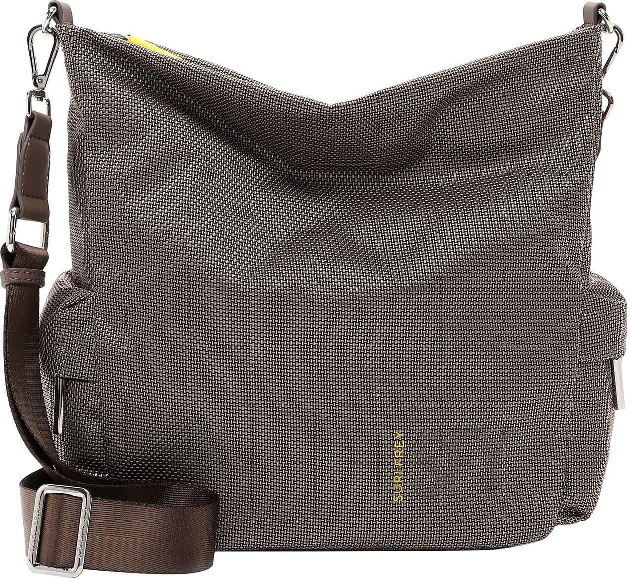 Beuteltasche SURI FREY "Beutel SFY SURI Sports Marry", Damen, Gr. B/H/T: 33cm x 28cm x 16cm 0, beige (taupe 900), Polyester, Taschen Beuteltasche