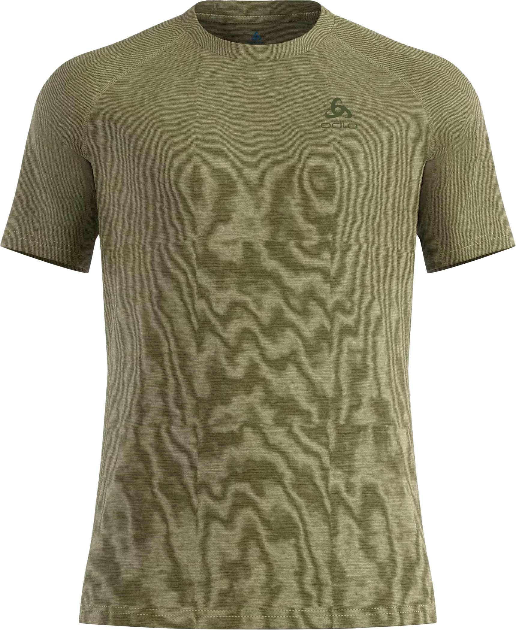 Odlo Men's T-Shirt Crew Neck S/S X-Alp Pw 115 Guacamole Melange S