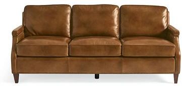 Merrick Sofa - Leather, Springfield Oak - Grandin Road
