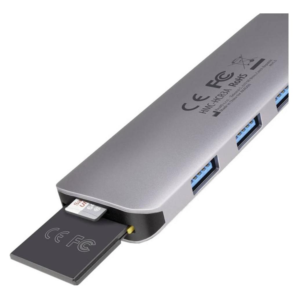 Axagon HMC-HCR3A (USB-C, 4 Ports) (HMC-HCR3A)