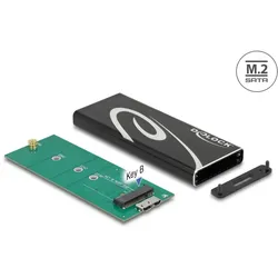 DELOCK Externes Gehäuse SuperSpeed USB,M.2 SATA SSD Key B