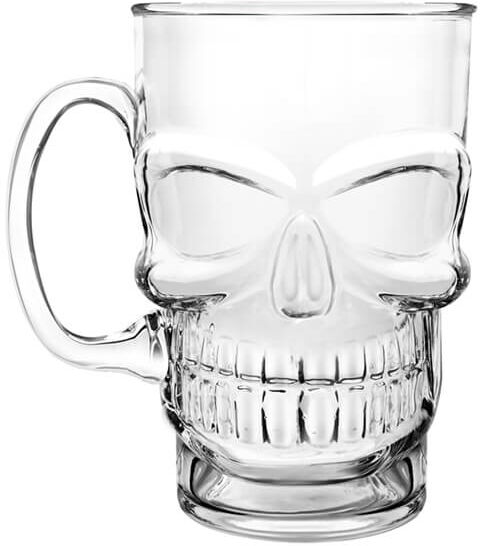 Final Touch Skull Beer Glass
