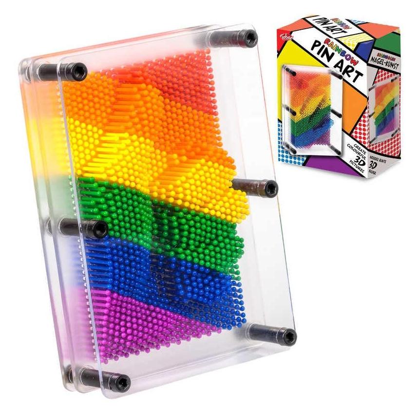 One for Fun Kunststoff Pin Art Regenbogen (58220916)