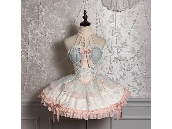 - Cross Maiden - Robe gothique Lolita Ballet Dos nu Robe Lolita JSK Nouvelle couleur par Alice Girl PRE COMMANDE / 4 mois