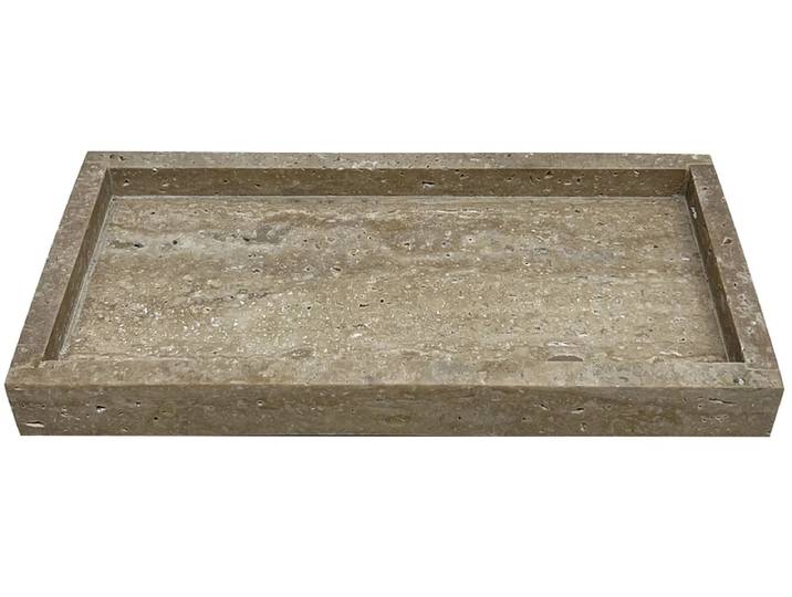 Dekoratives Steinplateau RAZAN Beige