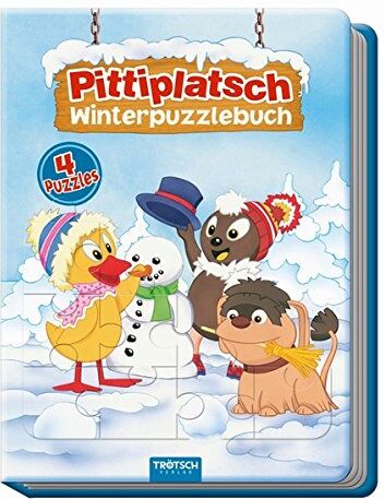 Trötsch Verlag e.K. - Winterpuzzlebuch Pittiplatsch: 4 Puzzle mit Farbvorlage - Preis vom 02.10.2026 23:42:20 h