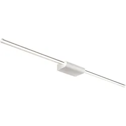 Zafferano Brillante 12-W-LED-Linearwand- und Deckenleuchte, Farbe: Schwarz, zylindrischer Polycarbonat-Diffusor, für horizontale und vertikale Montage
