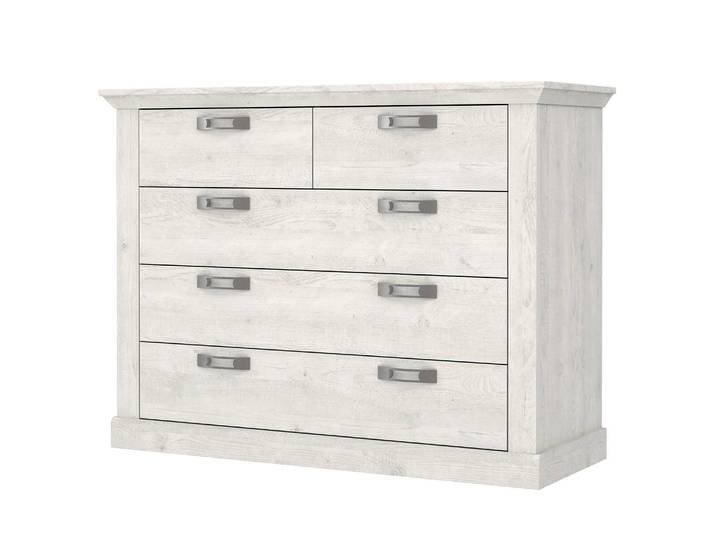 Kommode Norrberg 120 x 90 x 45cm Weiß