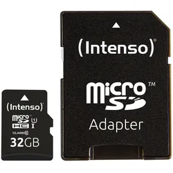 Intenso Speicherkarte microSDXC-Card PREMIUM 32GB