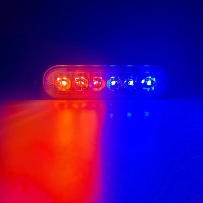 Of Wheels Deals Car Emergency LED Strobe Light, Truck Flashing Grille Lights, Police Warn Light, LED Strobe Bar red Blue