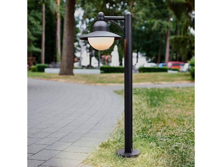 Albert Leuchten Wegeleuchte Yarai, schwarz, Aluminium, Landhaus / Rustikal