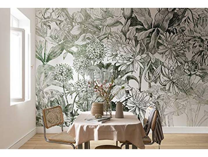 Komar Vlies Fototapete Valerie - Größe 350 x 250 cm - Tapete, Wanddekoration, Wohnzimmer, Design, Modern, Wandbelag