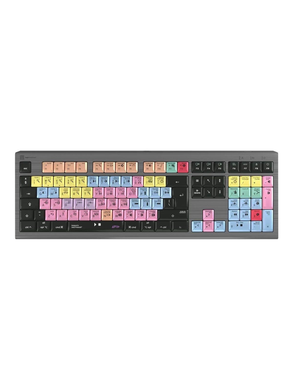 Logickeyboard Avid Pro Tools ASTRA 2 - Tastatur - Englisch (UK) - Schwarz