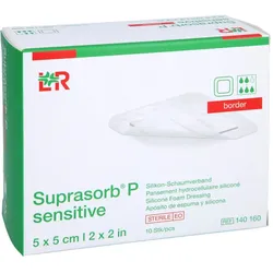 Suprasorb P sensitive PU-Schaum.border 5x5 cm