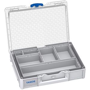 Tanos Sortimentskasten Systainer³ Organizer M 89, 83500002, 39,6x8,9x29,6cm, Kunststoff, 6 Fächer