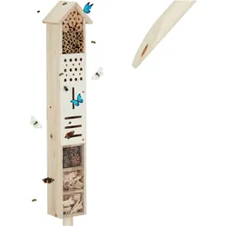 Relaxdays, Insektenhotel, Insektenhotel (Florfliegen, Marienkäfer, Wildbienen)