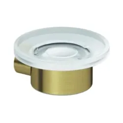 Kludi VELA R Seifenschale 58985N0 transparentes Glas Brushed Gold