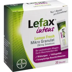 Lefax Intens Lemon Fresh Mikro Granulat 250mg Sim. 20 ST