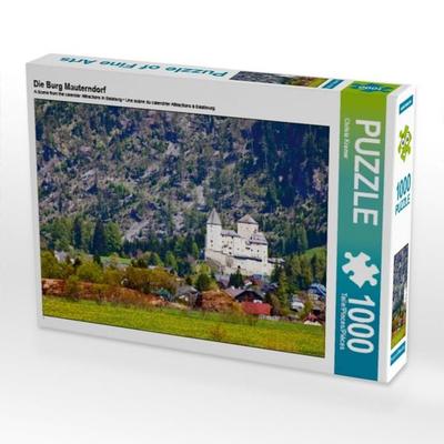 CALVENDO Puzzle Die Burg Mauterndorf 1000 Teile Puzzle quer | 1000 Teile Lege-Größe 64 × 48 cm Foto-Puzzle für glückliche Stunden