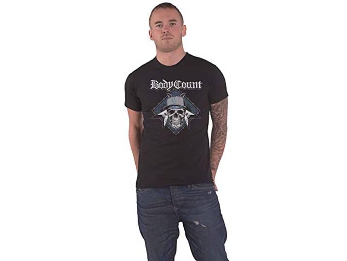Body Count T Shirt Attack Band Logo nieuw Officieel Mannen