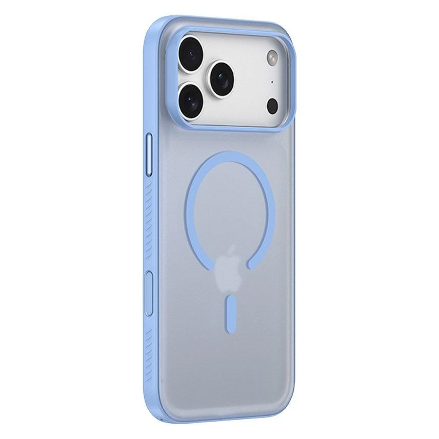 Devia kryt Light Ripple - hautfreundliche Magnethülle für das iPhone 18 Pro - Blau (Apple iPhone 18 Pro) (6942297155237)