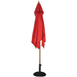 Bolero quadratischer Sonnenschirm rot 2,5m