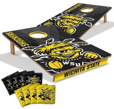 Skip's Garage Wichita State Shockers NCAA Tailgate Cornhole Board Set