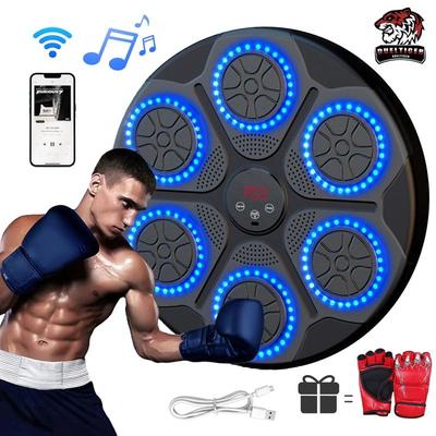 Uplifted Finds Smart Bluetooth Music Boxing Trainer, Improve Speed & Reaction Time For Home Fitness Smart Bluetooth Music Boxing Trainer, Improve Speed & Reaction Time For Home Fitness