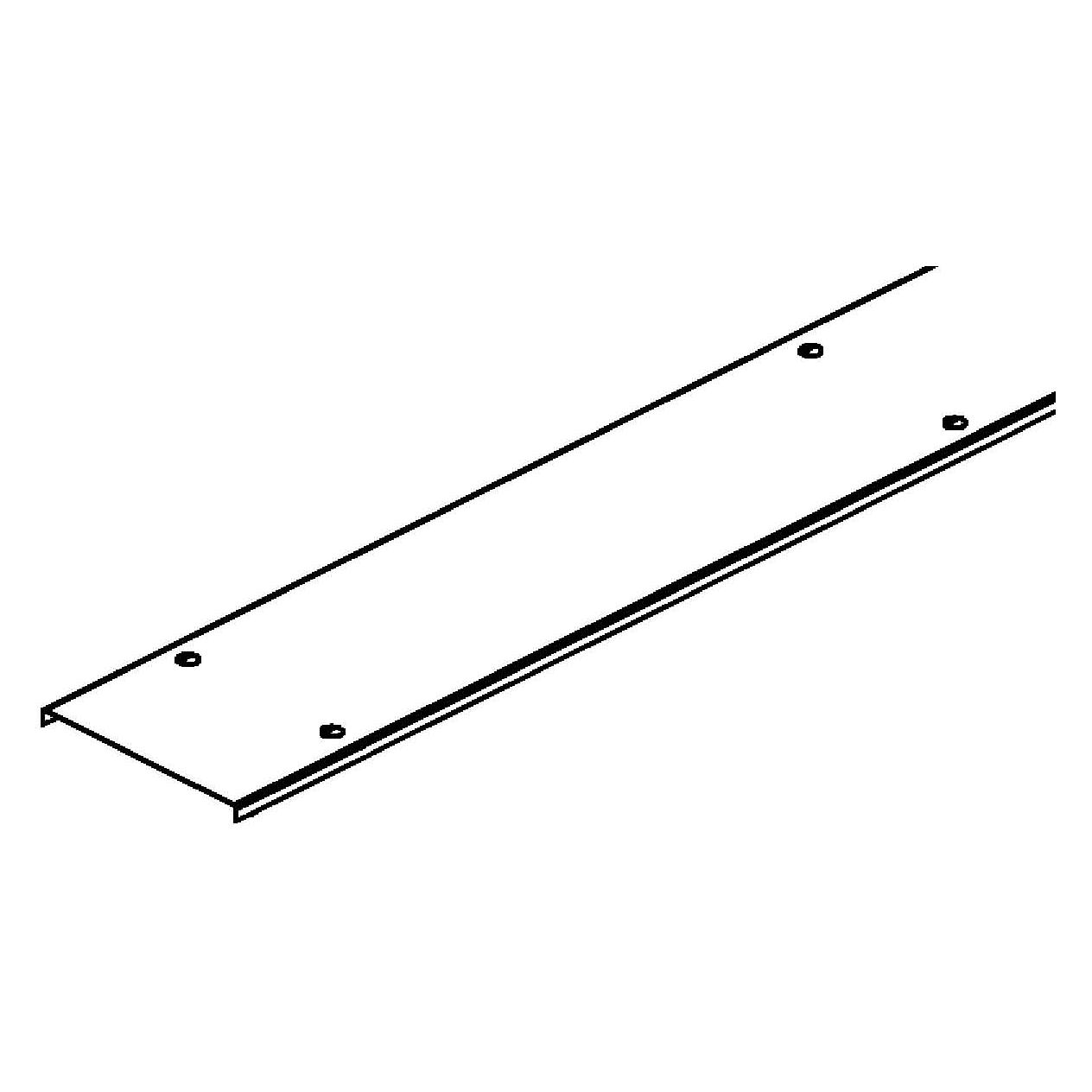 Niedax NIE RDV400 Deckel f Kabelrinne/leiter 400x3000mm T1,0mm bandverz. (Kabelkanal, 300 cm) (RDV400)