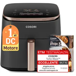COSORI Turbo Blaze Heißluftfritteuse 6L schwarz/bronze