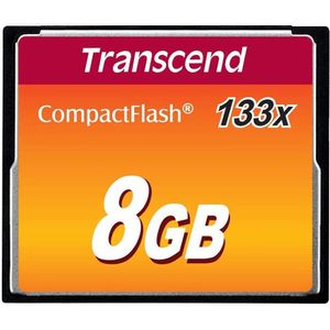 Transcend CF-Karte 133x, bis 30 MB/s, 8GB