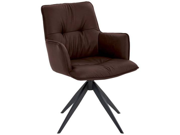 Dieter Knoll Design-Schalensessel PREMIO, espresso, Leder