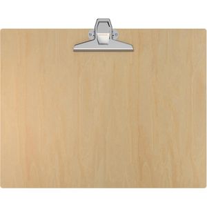 Maul Maul Klemmbrett 2394870,  tilia, A3 quer, Holz, braun